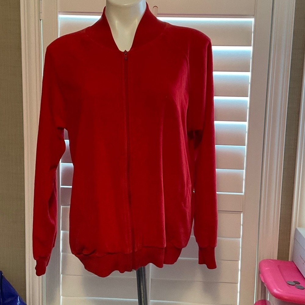Westbound Women's Bold Red Bomber Jacket